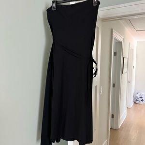 NWOT Theory Black Strapless Dress, Size 2